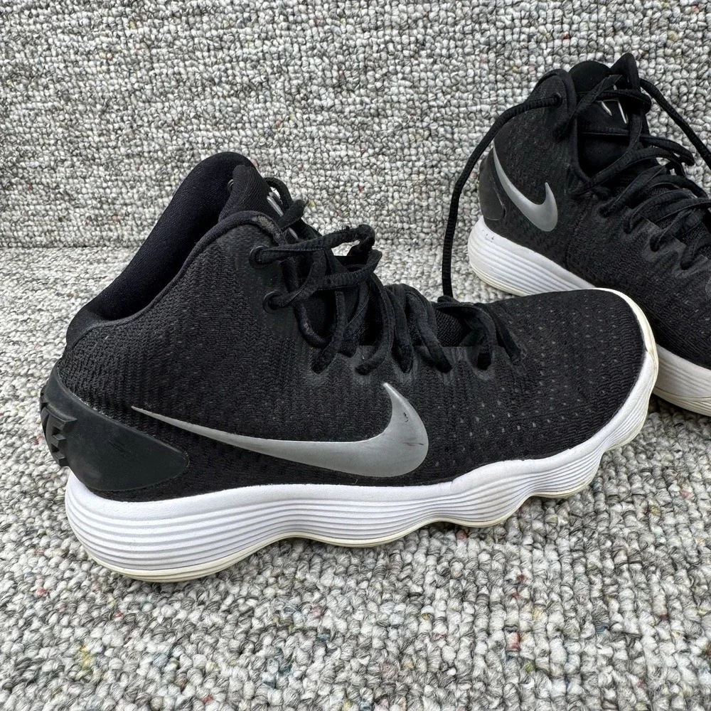 Nike Hyperdunk Shoes Womens 8 Sneakers Basketball Lace Up Black